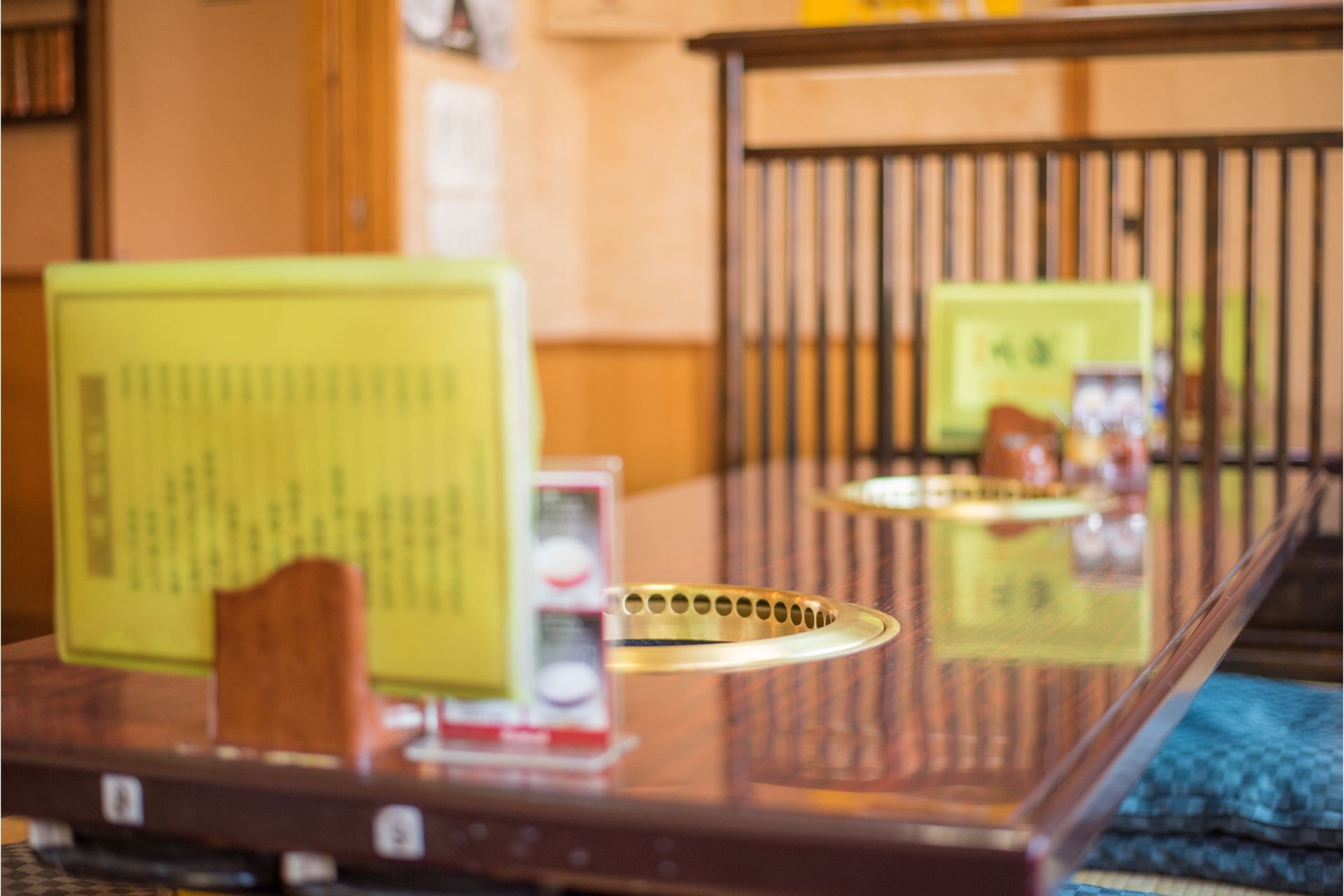 焼肉屋の店内